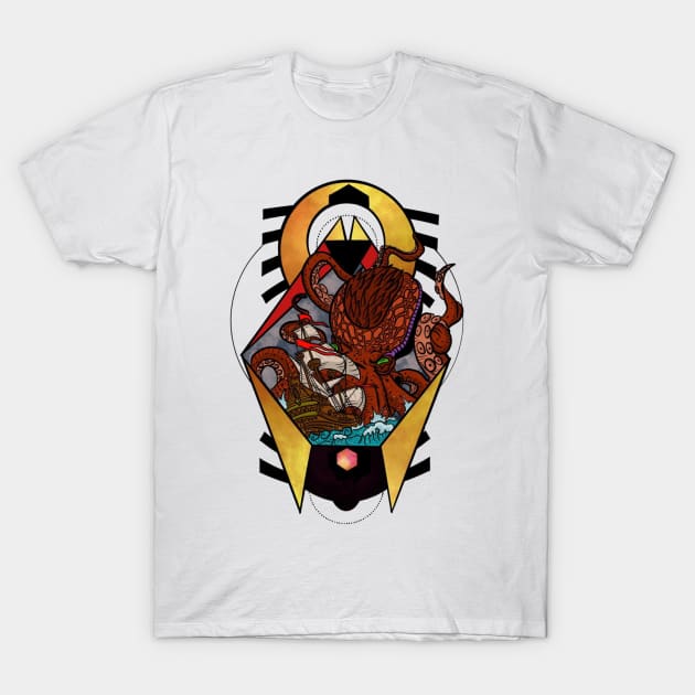 kraken T-Shirt by sample the dragon